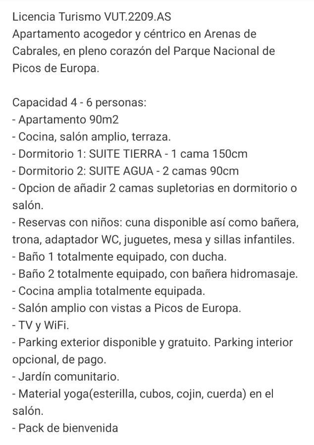Apartamento Llar Del Cares อาเรนัส เด กาบราเลส ภายนอก รูปภาพ